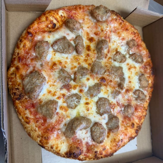 2 Large 1-Toppings Pizzas.