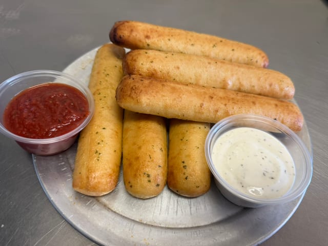 Garlic Breadsticks.