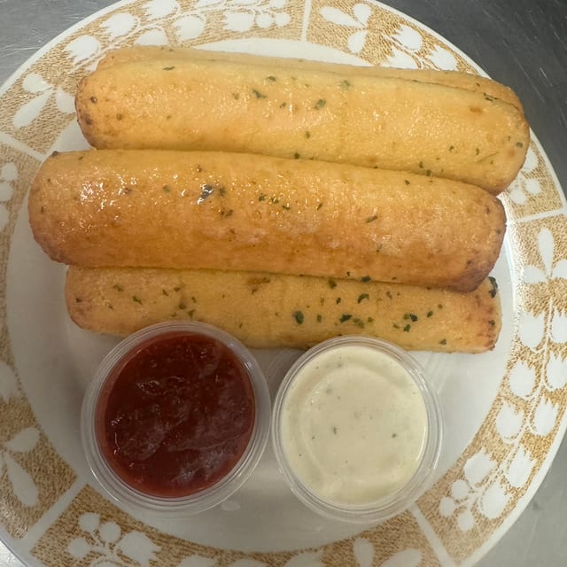 Garlic Breadsticks.