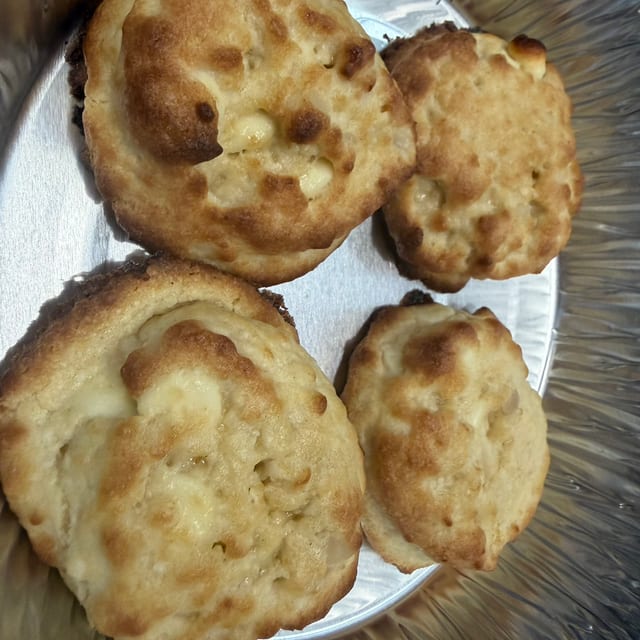 White Chocolate Macadamia Nut Cookies.